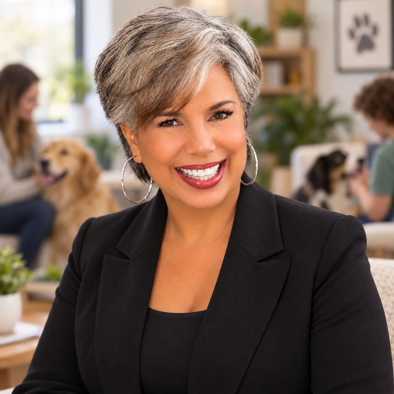 Bluebird Community Partner Minister, Pet Chaplain, and founder of Paws for Hope, connecting people and rescued dogs through compassion, service, and healing.