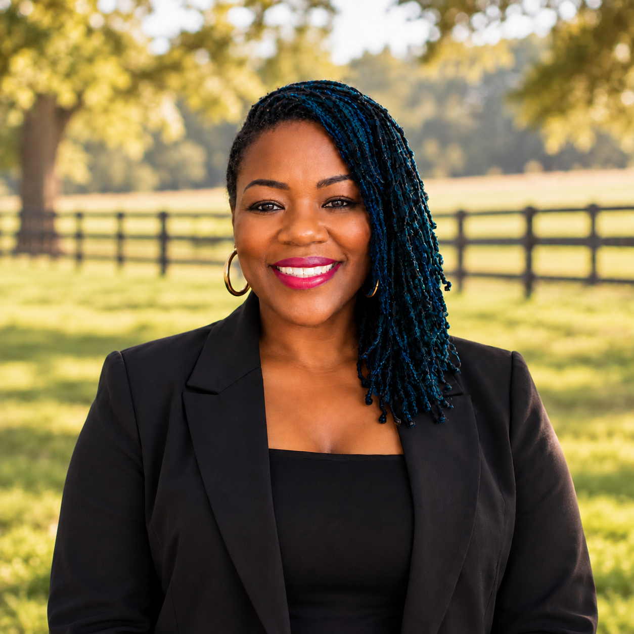 Founder Dedicated to creating a peaceful, supportive place where children, veterans, and families can heal, grow, and reconnect through horses, and nature.